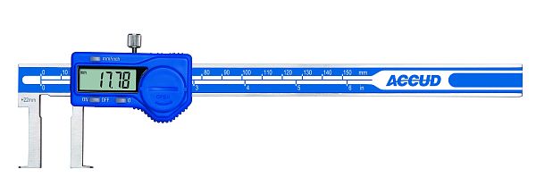 ACCUD 135 posuvné měřidlo digitální pro měření vnitřních drážek