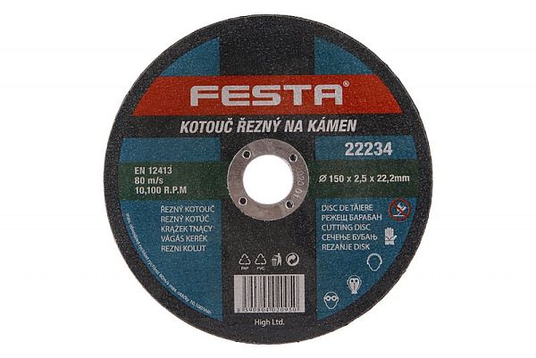 Kotouč řezný FESTA na kámen 150x2. 5x22. 2mm