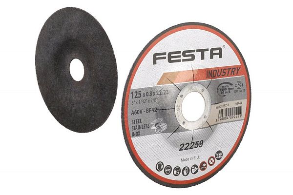 Kotouč řezný FESTA INDUSTRY na kov 125x0. 8x22. 2mm