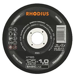 Řezný kotouč na ocel a nerez 125x1 RHODIUS XT85